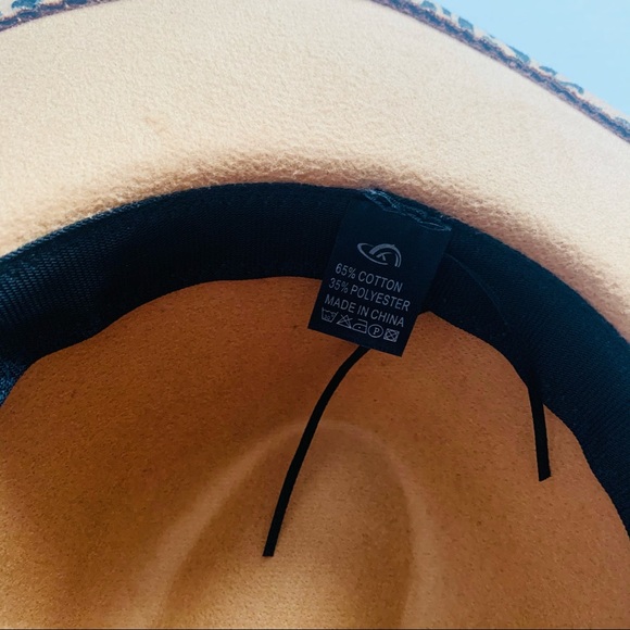 Cheetah Print Wide Brim Hat - Picture 4 of 5